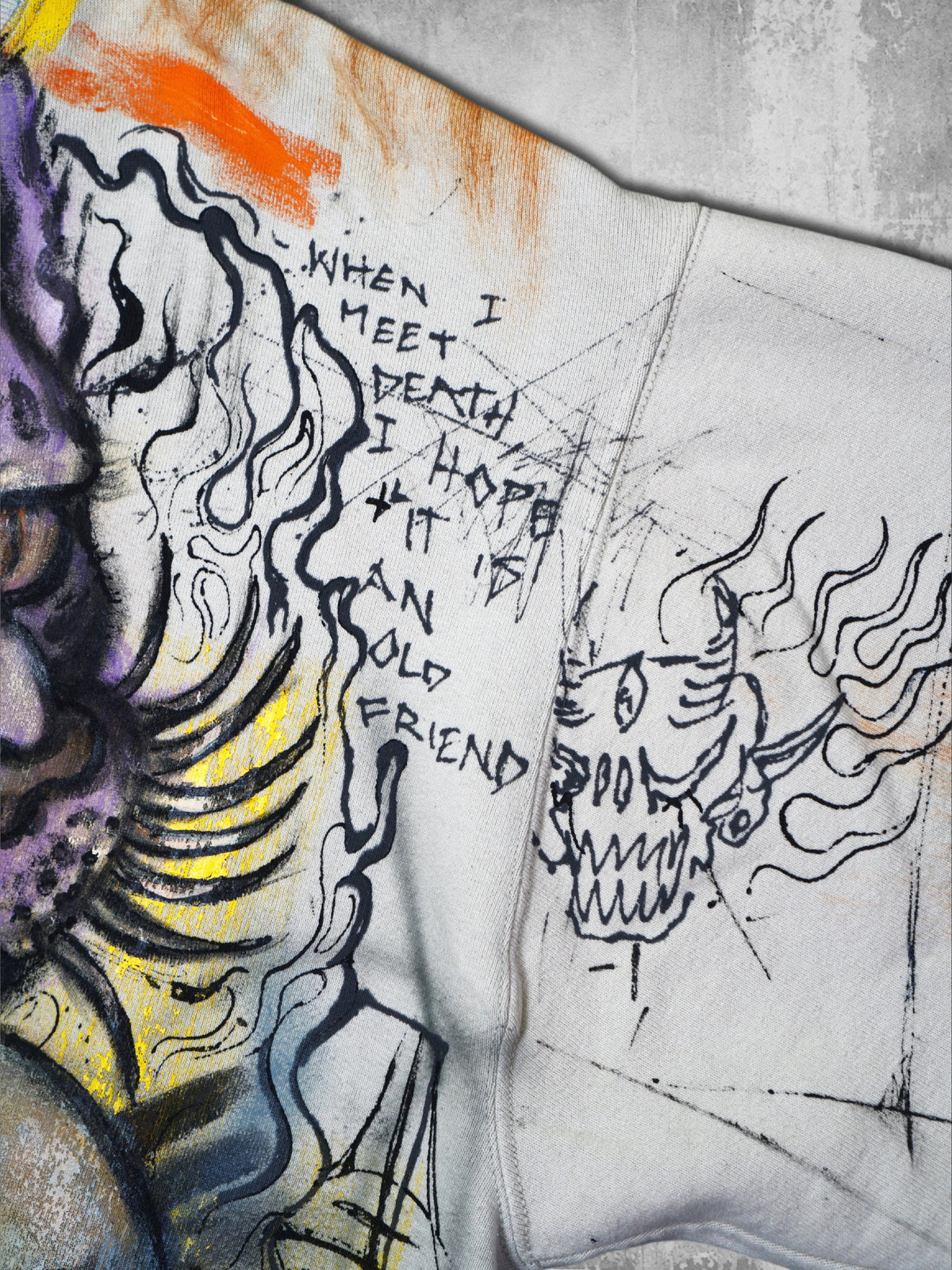 when i meet death i hope it is an old friend